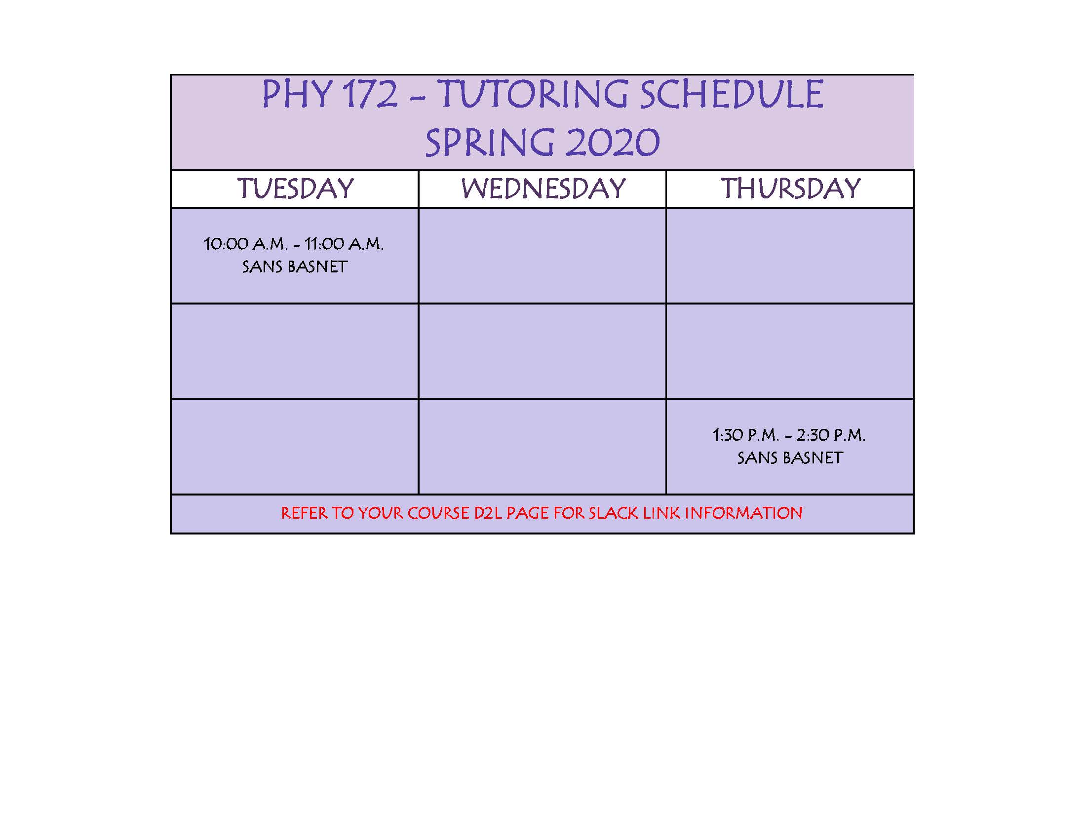  Tutor Hours Student Resources Physics And Astrophysics Academics 